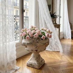 Weathered French Chateau Urn Planter