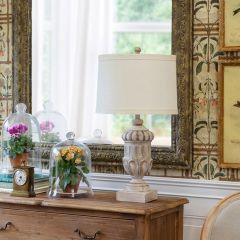 Weathered Urn Base Table Lamp