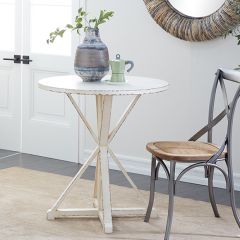 Weathered Wood Farm Side Table
