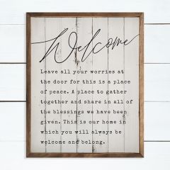 Welcome Belong Wall Art