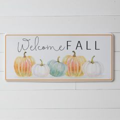 Welcome Fall Pumpkin Sign