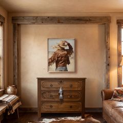 Western Women Howdy Framed Wall Art