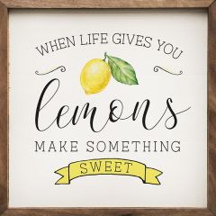 When Life Gives You Lemons Framed Wall Art