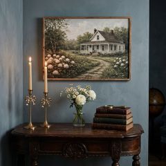 Where the Path Leads Home Canvas Printed Wall Art