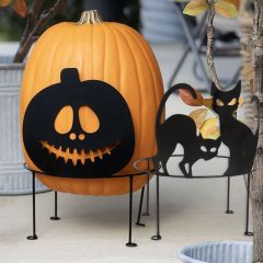 Whimsical Halloween Pumpkin Stand