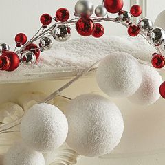 Whimsical Snowball Garland
