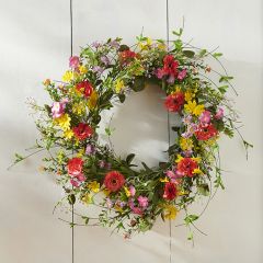 Wistful Wildflower Floral Wreath