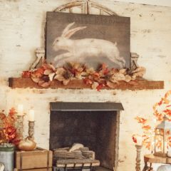 White Rabbit Inn Canvas Wall Art