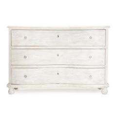 White Washed 3 Drawer Chest