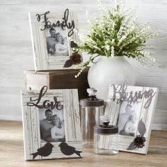 Whitewashed Photo Frame - Set of 3