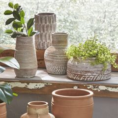 Whitewashed Terra Cotta Gardens Collection