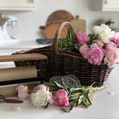 Willow Wicker Flared Basket