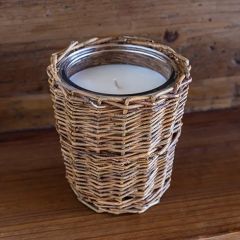 Willow Wrapped Glass Jar Candle Collection Fiore