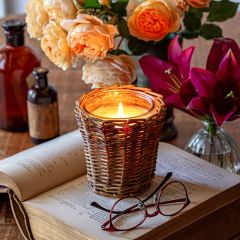 Willow Wrapped Glass Jar Candle Collection Southern Nights