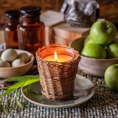 Willow Wrapped Glass Jar Candle Collection Tillage