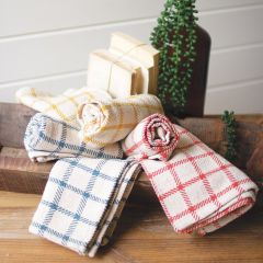 Window Plaid Kitchen Towel Set of 6