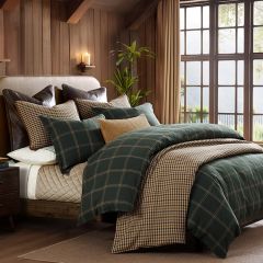 Windowpane Plaid Comforter and Shams Set