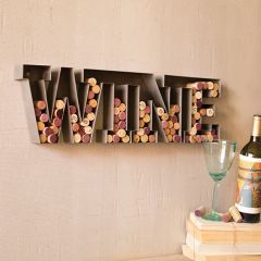 Wine Cork Holder Wall Sign