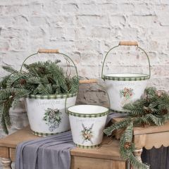 Winter Days Bucket Set of 3