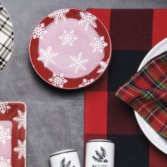 Winter Holiday Dessert Plate