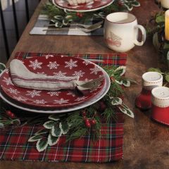 Winter Holiday Dinner Plate