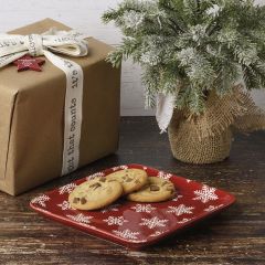 Winter Holiday Square Plate