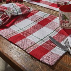 Winter Magic Plaid Placemat