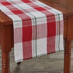 Winter Magic Plaid Table Runner