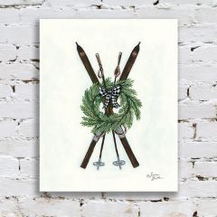 Winter Skis Canvas Art