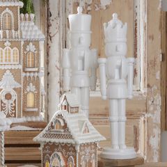 Winter White Nutcracker Set of 2