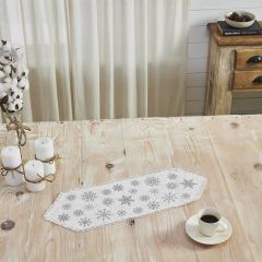 Winter Wonderland Snowflake Table Runner