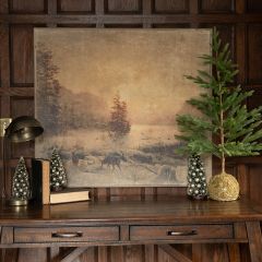 Winter Wonderland Woodland Print