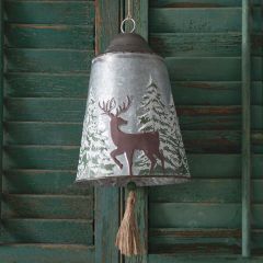 Winter Woodland Bell With Deer