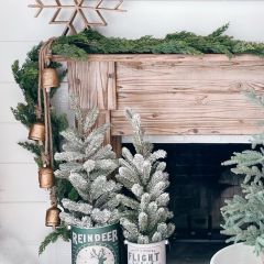 Wintertime Cedar Garland