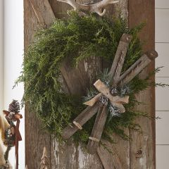 Wintry Pine Ski Wall Art