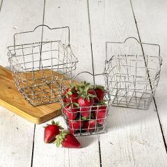 Wire Fruit Basket Set of 3