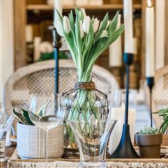 Wire Wrapped Glass Jug Set of 3