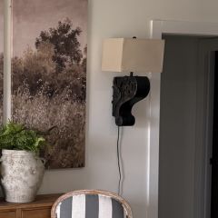 Wood Corbel Wall Sconce