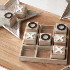 Wood Tic Tac Toe Game