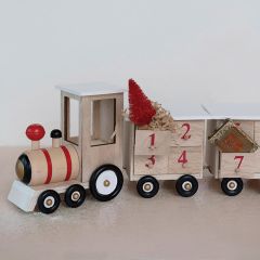 Wood Train Advent Calendar