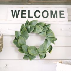 Wood Welcome Wall Sign