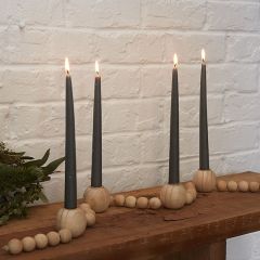 Wooden Bead Candle Holder Garland