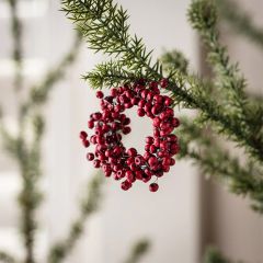 Wooden Mini Bead Berry Wreath