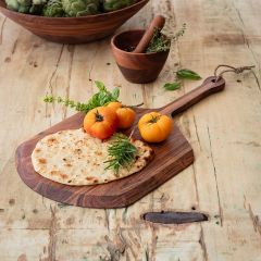 Wooden Pizza Serving Board
