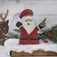 Wooden Santa Sitter