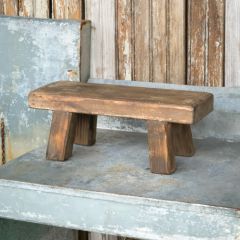 Wooden Stool Display Riser