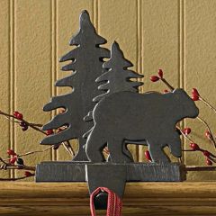 Woodland Bear and Tree Stocking Hook