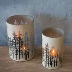 Woodland Charms Hurricane Candle Holder