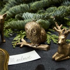 Woodland Critter Owl Place Card Holder