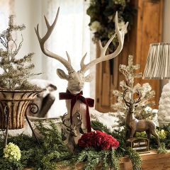 Woodland Deer Figurine Set of 2